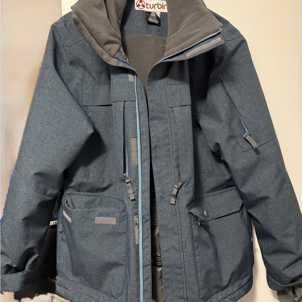 Turbine Gray and Blue Jacket